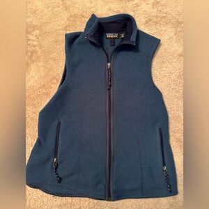 Patagonia vintage synchilla fleece vest. Cobalt blue.